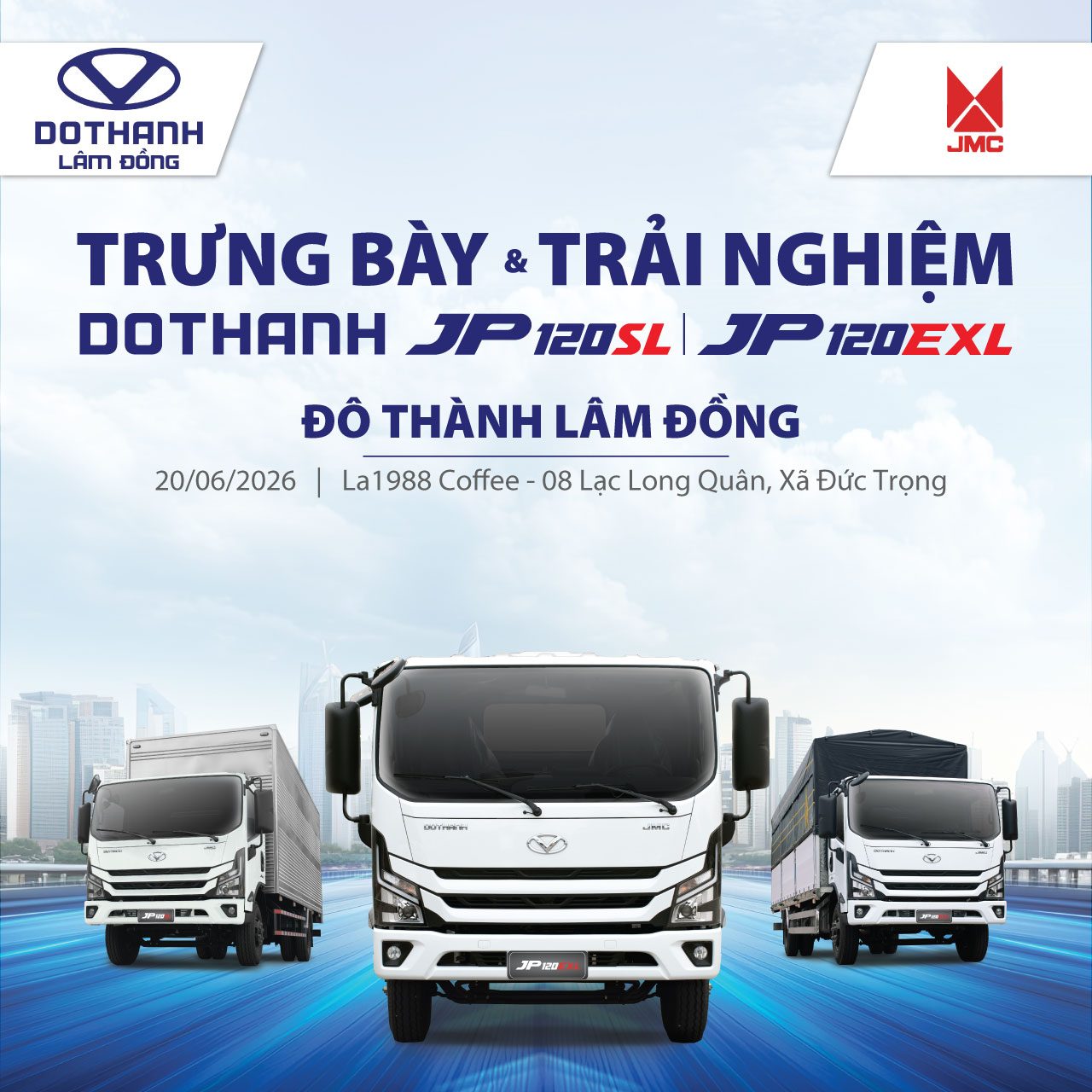 SỰ KIỆN HOT NHẤT THÁNG 6 - TRẢI NGHIỆM & LÁI THỬ DÒNG XE DOTHANH JP120SL