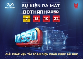 Đô Thành Công Bố Lễ Ra Mắt Dòng Xe Tải Mới DOTHANH IZ350 Series