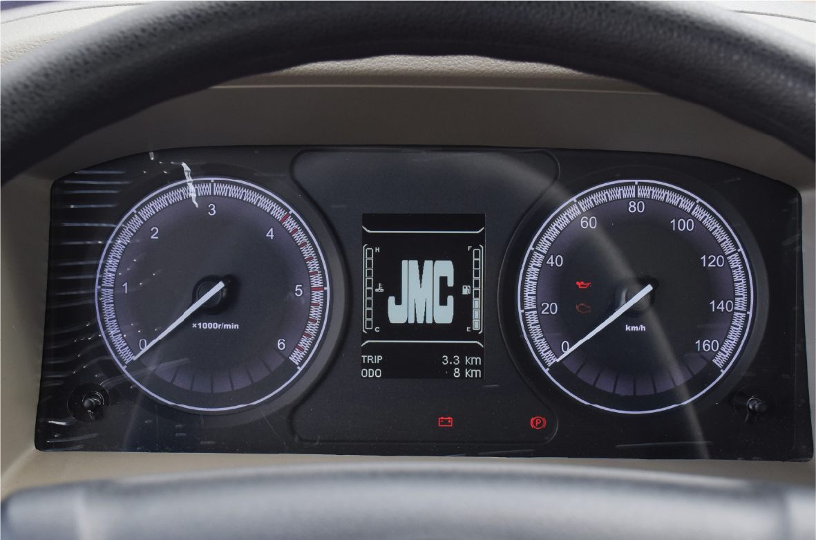 Màn hình hiển thị thông tin lộ trình xe