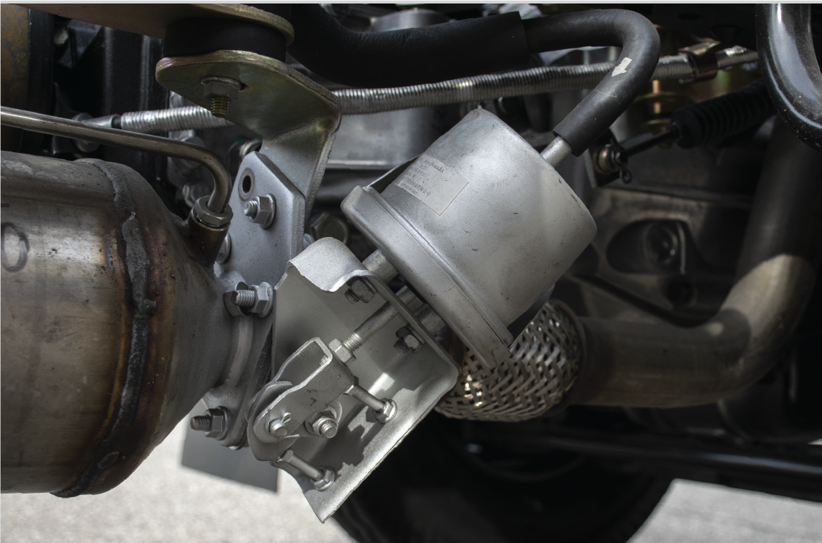 Phanh khí xả (phanh cúp bô)