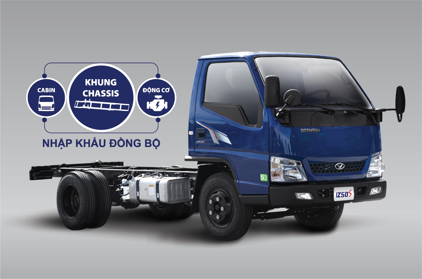 Linh kiện nhập khẩu đồng bộ 3 cục